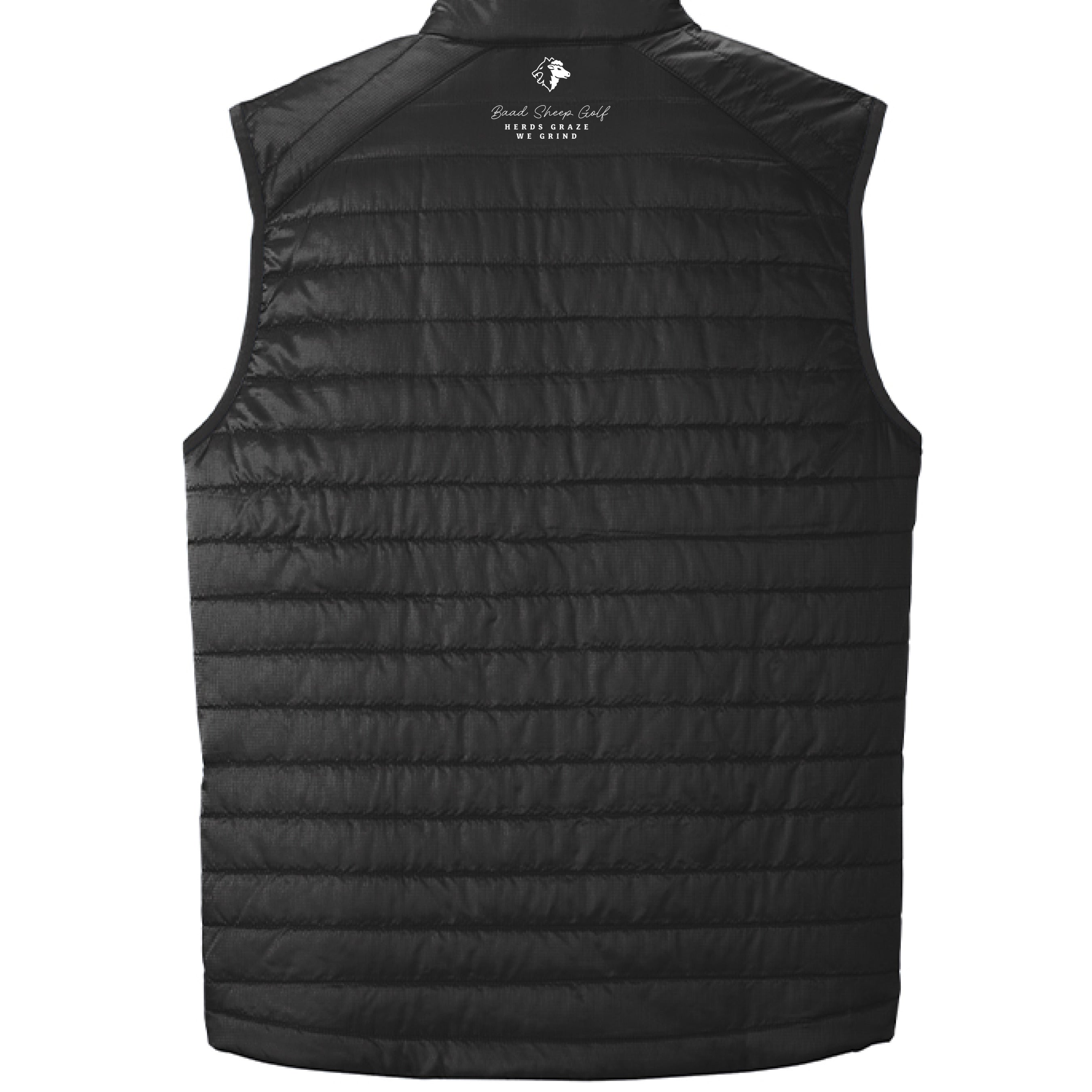 Herds Graze. We Grind Vest – Baad Sheep Golf